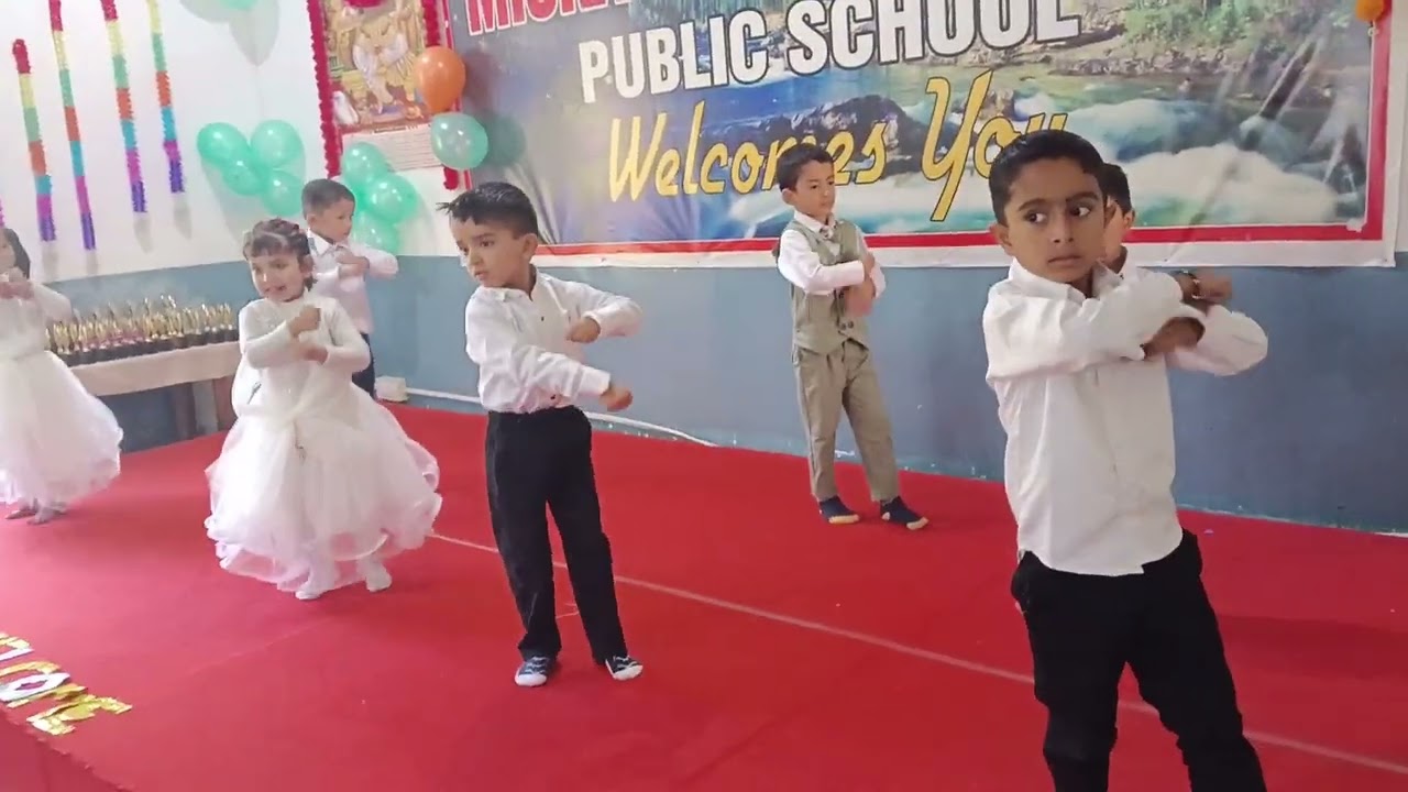 Annual function 2025@ live performance by nursery class
