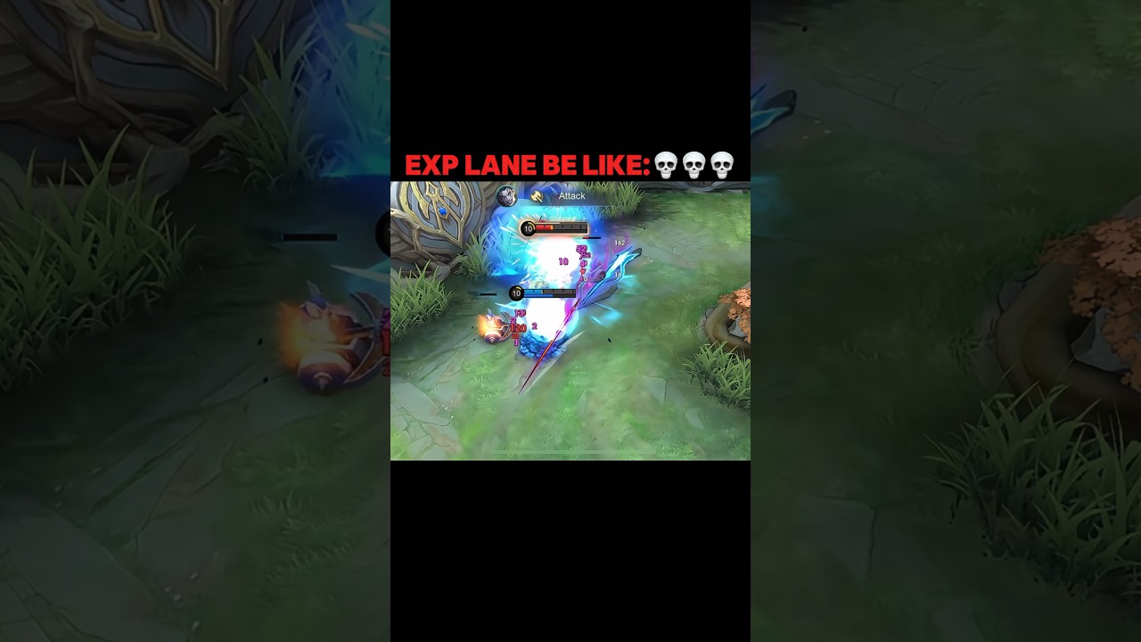 EVERY EXP LANE IN EARLY GAME TO MID GAME #tyrant #mlbb #shorts