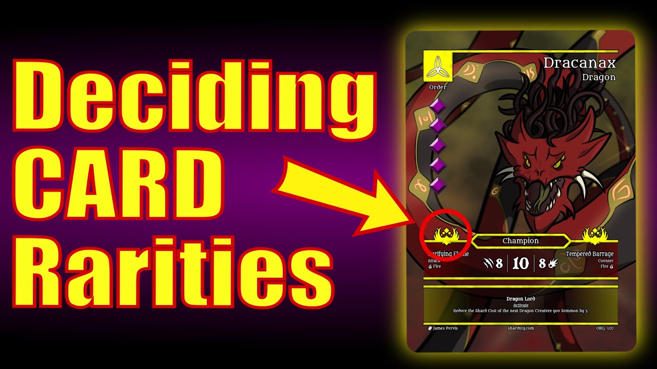 Sorting Card Rarity - Homemade TCG