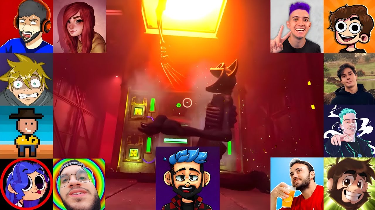 Youtubers Reagindo A Morte De CatNap ( Poppy PlayTime Capítulo 3 )