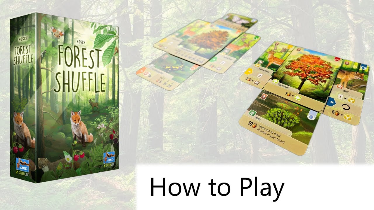 Forest Shuffle - Board Game Rules - how to play