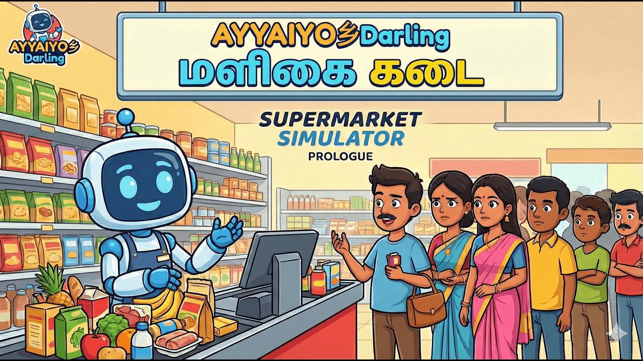 Maligai Kadai Aarambikalam Darlings Vanga Vanga 🛒✨ | Shorts Supermarket Simulator |Animaze |Cloud PC