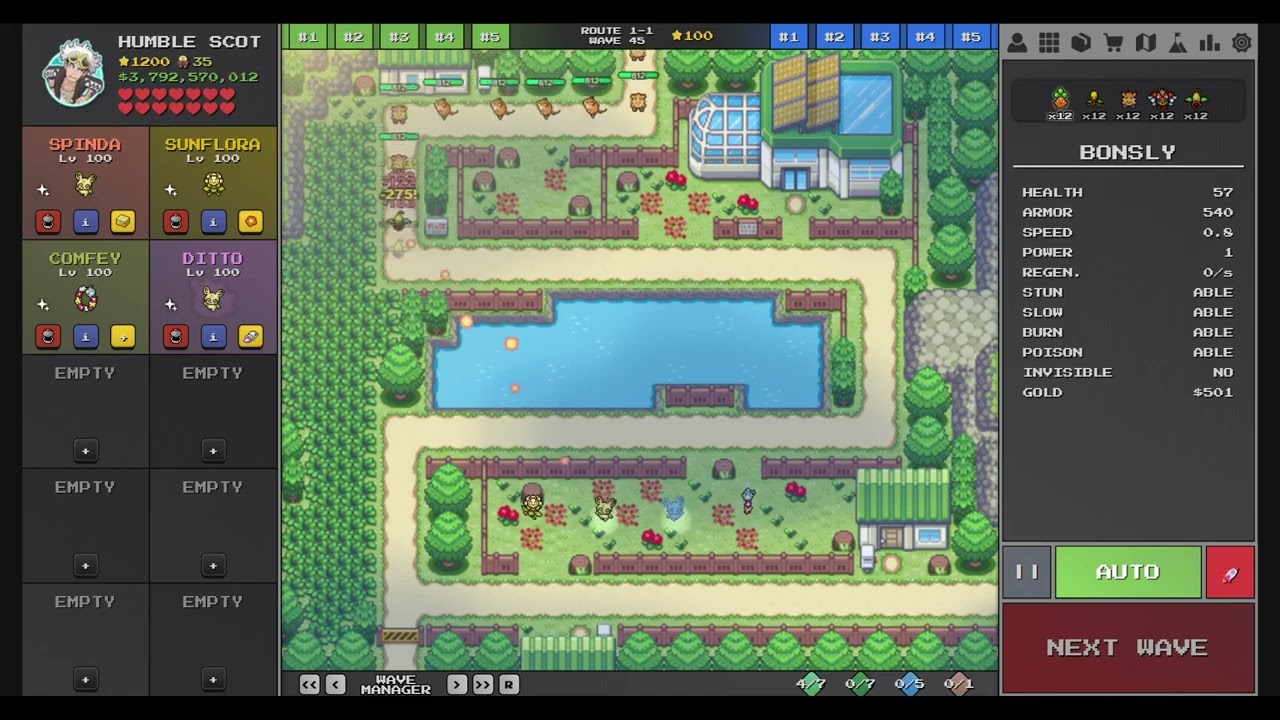 Pokemon Pokepath TD Patch 1.4.4 The Spinda Challenge