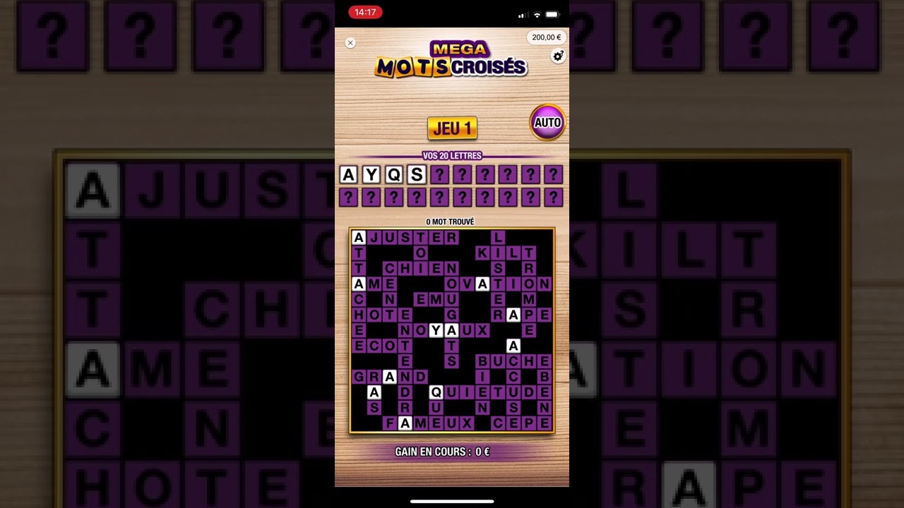 🤭mega mots croisés en ligne 🥲