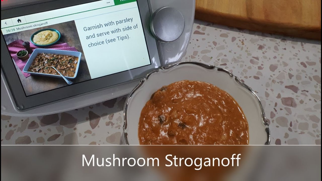 Thermomix Mushroom Stroganoff