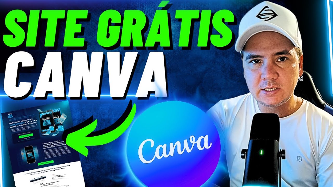 🟢COMO CRIAR SITE NO CANVA GRÁTIS 2025