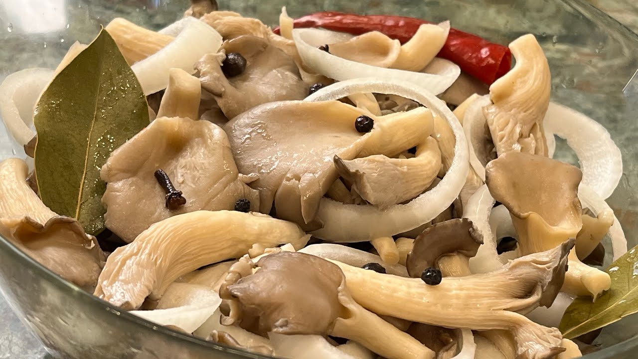 Կախասունկ/Маринованные Вешенки всего за сутки/Объедение