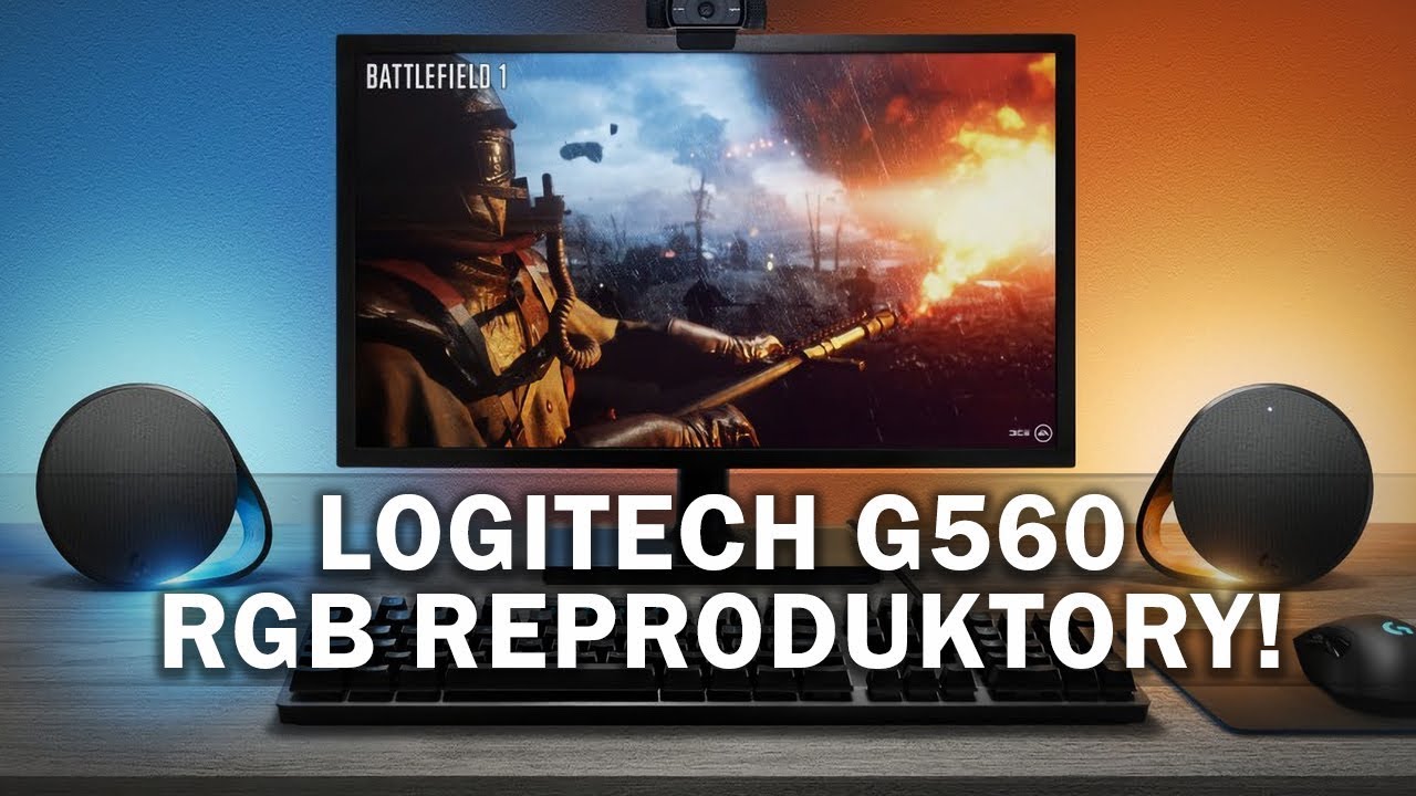 Logitech G560: Reproduktory s unikátním RGB podsvícením! (RECENZE #787)