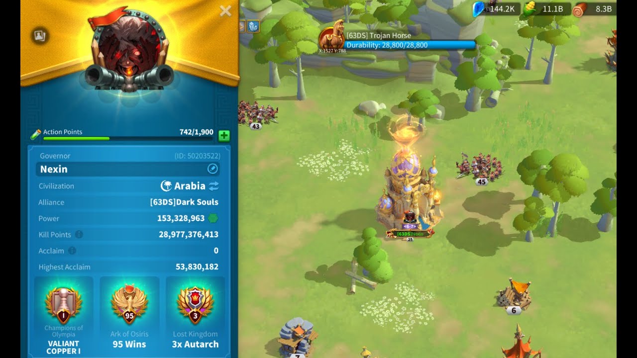 151m | 3560 vs 2218/1568 | KL Day 1 | Rise of Kingdoms