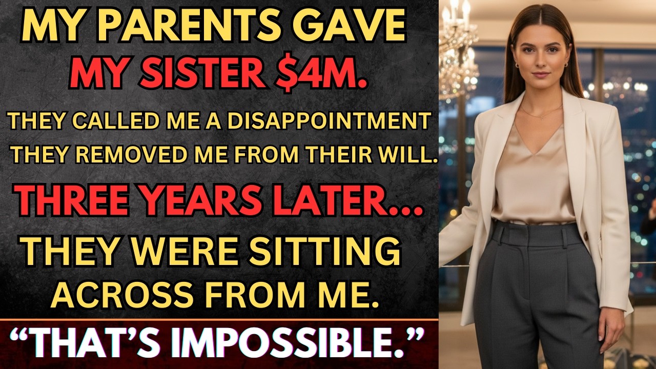 They Gave My Sister $4M and Called Me a Disappointment — Now They Want a Meeting