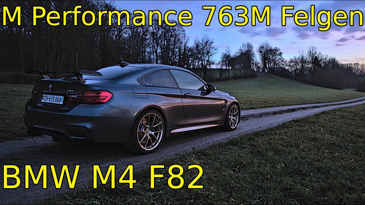 BMW M4 F82: Neue BMW M Performance 763M Felgen in Frozen Gold
