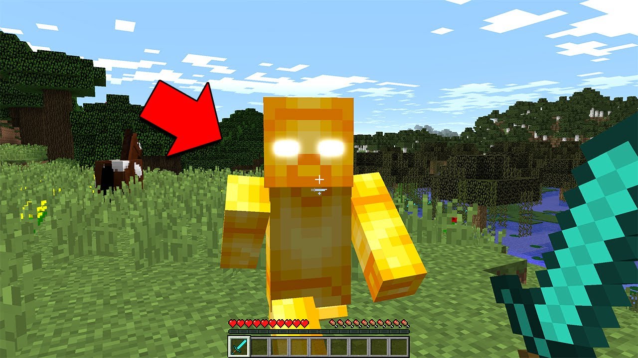 We Found GOLDEN HEROBRINE in Minecraft...