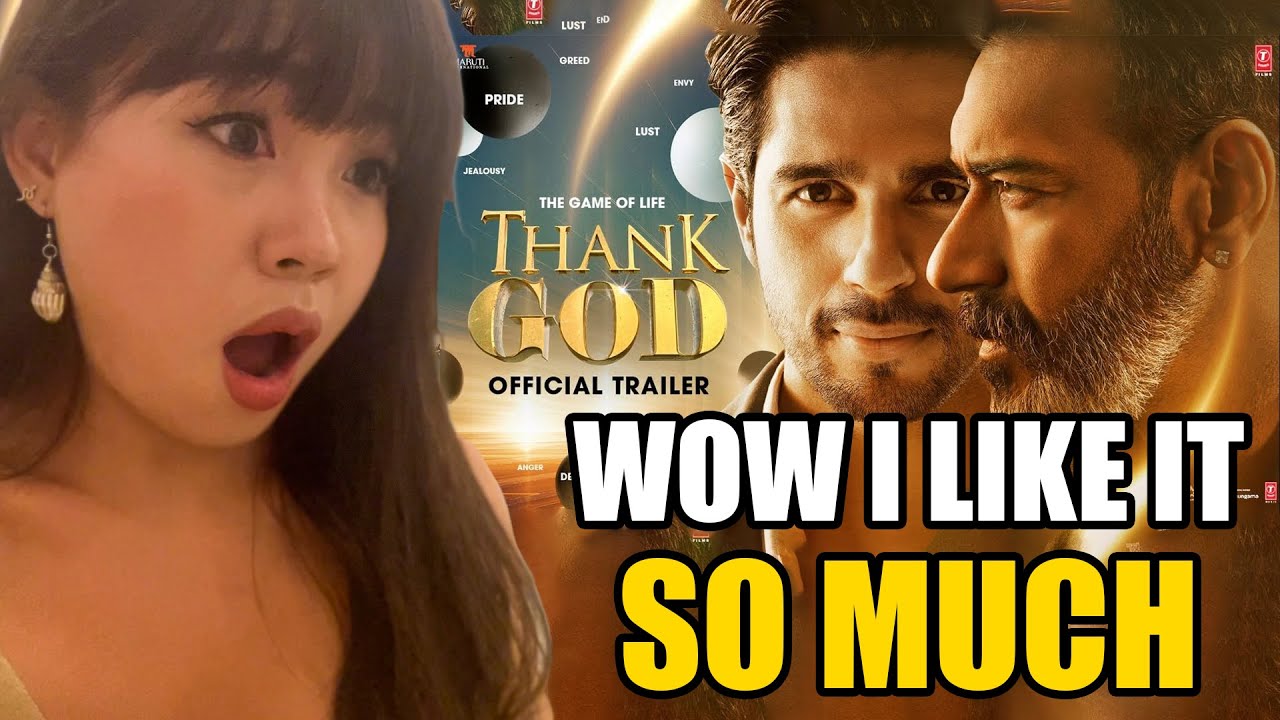 Thank God (Official Trailer) Reaction | Ajay Devgn, Sidharth Malhotra, Rakul | Indra Kumar