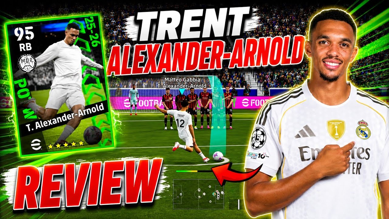 Trent Alexander-Arnold POTW  100 PACK OPENING + Review GAMEPLAY league In eFootball 2026 Mobile