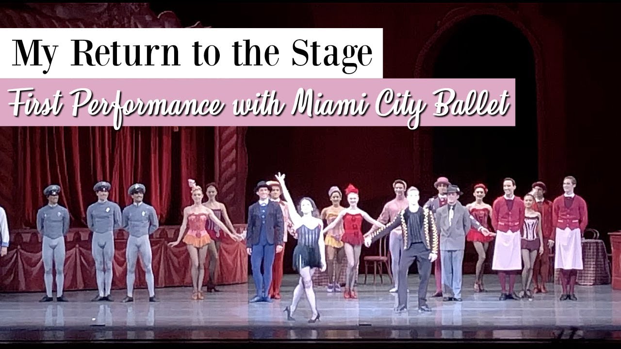MY RETURN TO THE STAGE | First Performance with Miami City Ballet | Kathryn Morgan Vlog