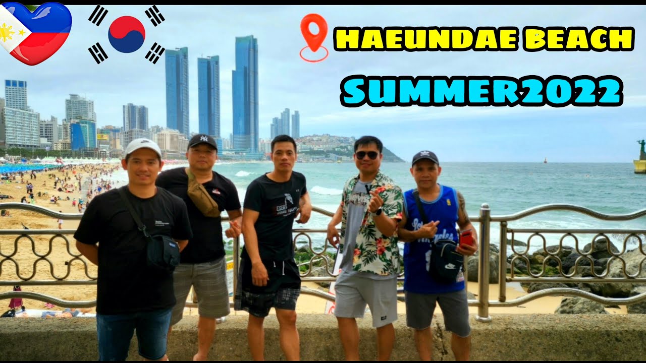 Haeundae Beach Summer 2022| BUSAN South Korea 🇰🇷 #summer #beach #haeundae