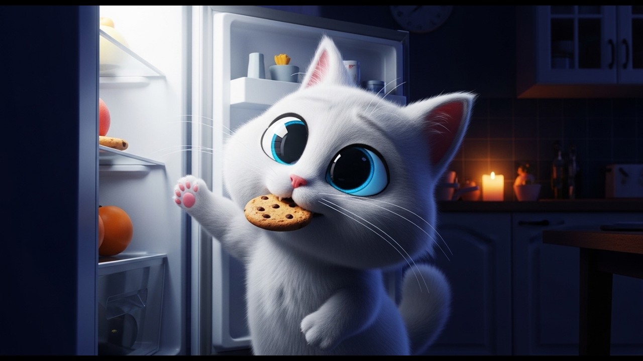 Funny Cat Midnight Snack Mission 😂 | Cute Cat Adventures