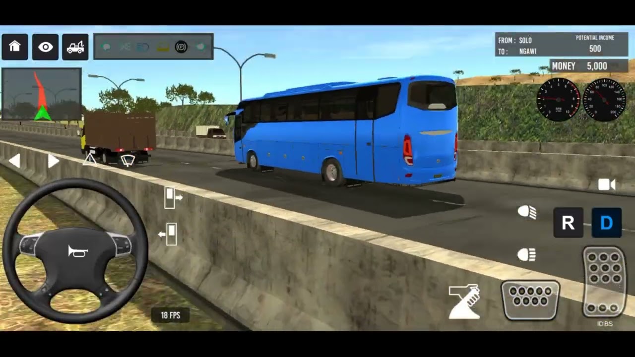 2024 Indonesia Bus Simulator || Episode - 3 ||Bus Driving Android Gameplay