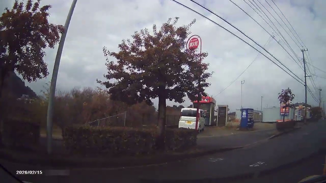 ドラレコ映像・那珂川市 ～ 雨上がりの市内→春日市方面