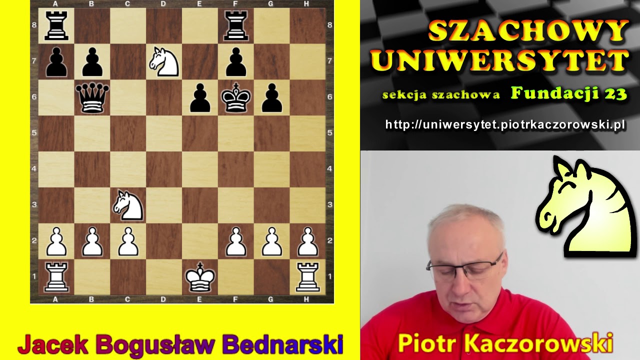 Szachy.Jacek Bogusław Bednarski.