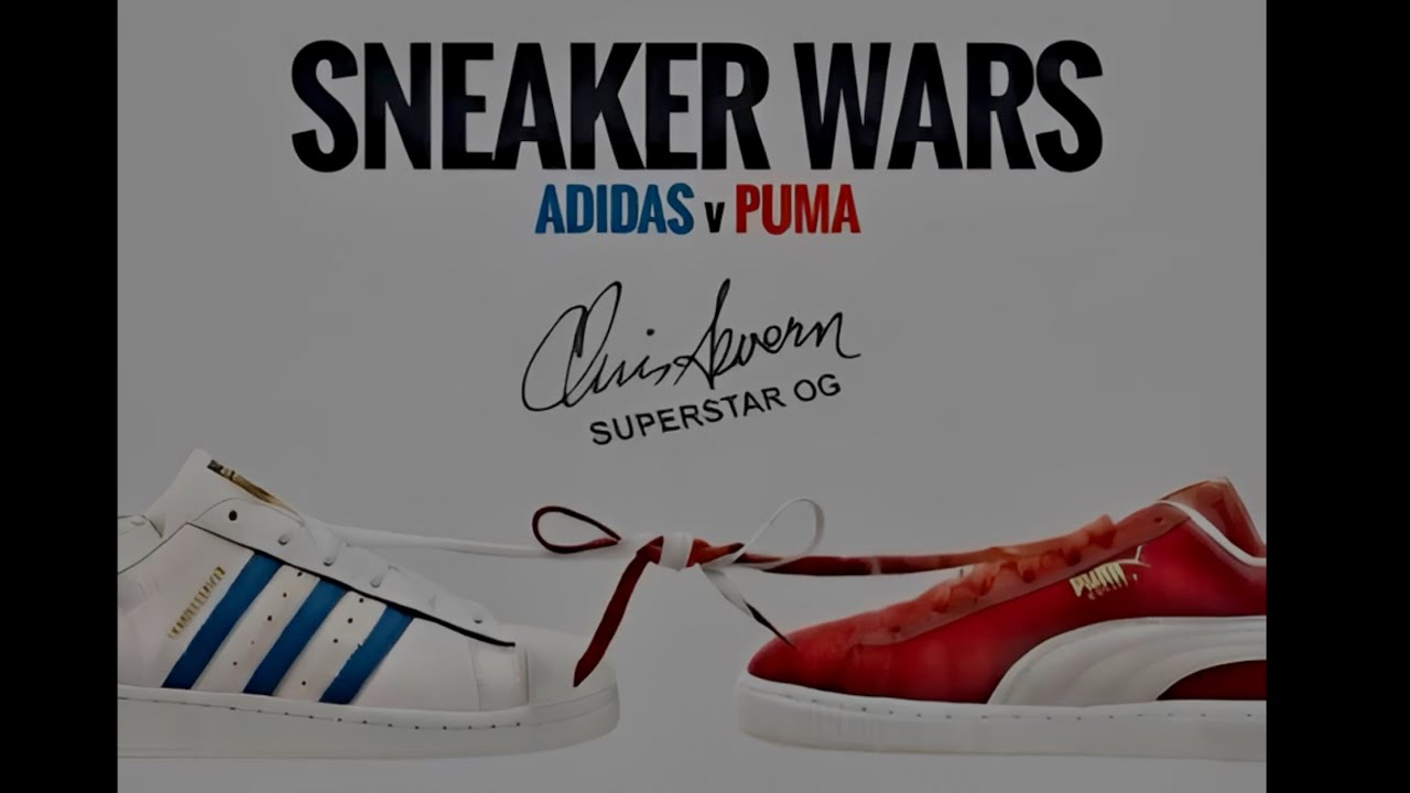 Sneaker Wars, Puma vs Adidas with commentary from Chris Severn the creator of the Adidas Superstar. 