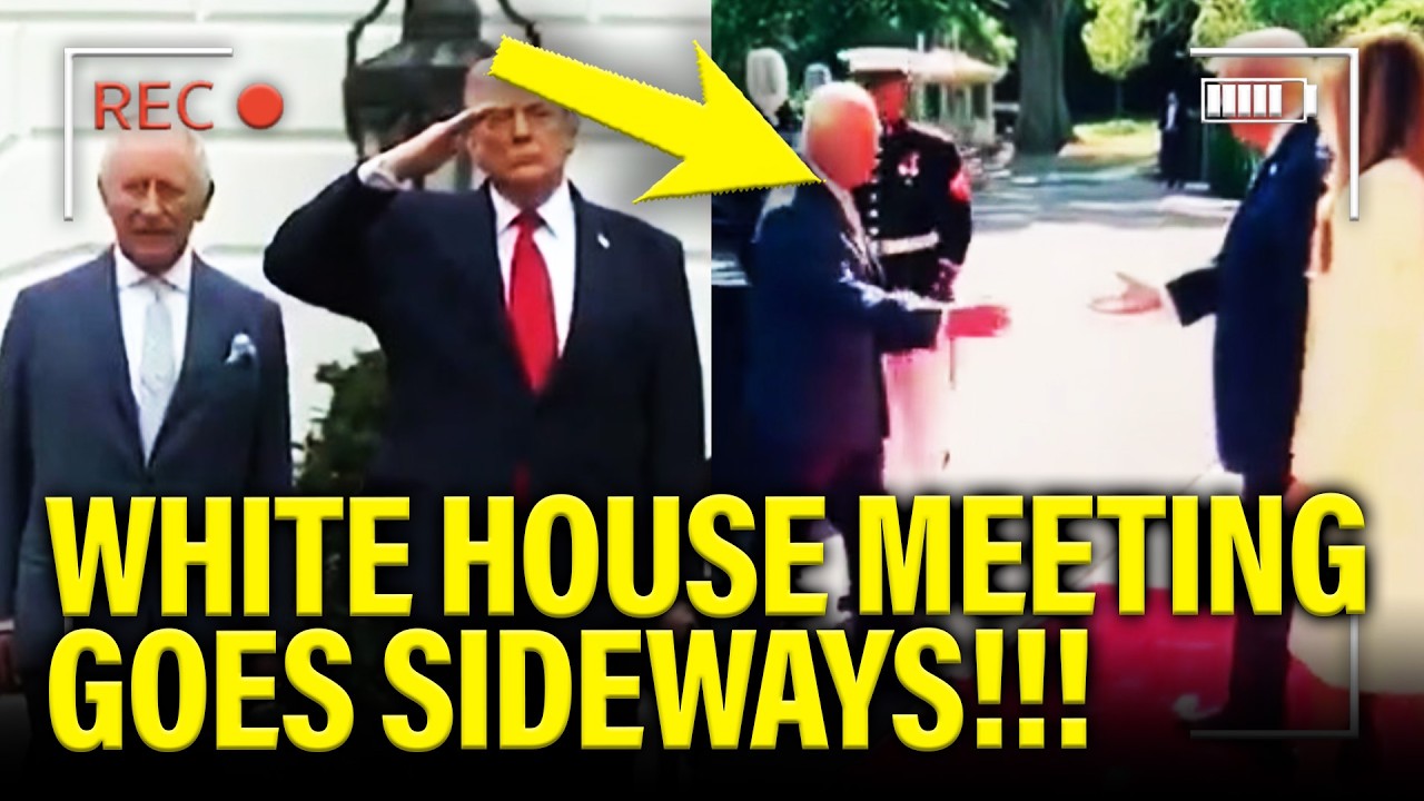 Trump&rsquo;s KING CHARLES MEETING goes INSTANTLY SIDEWAYS