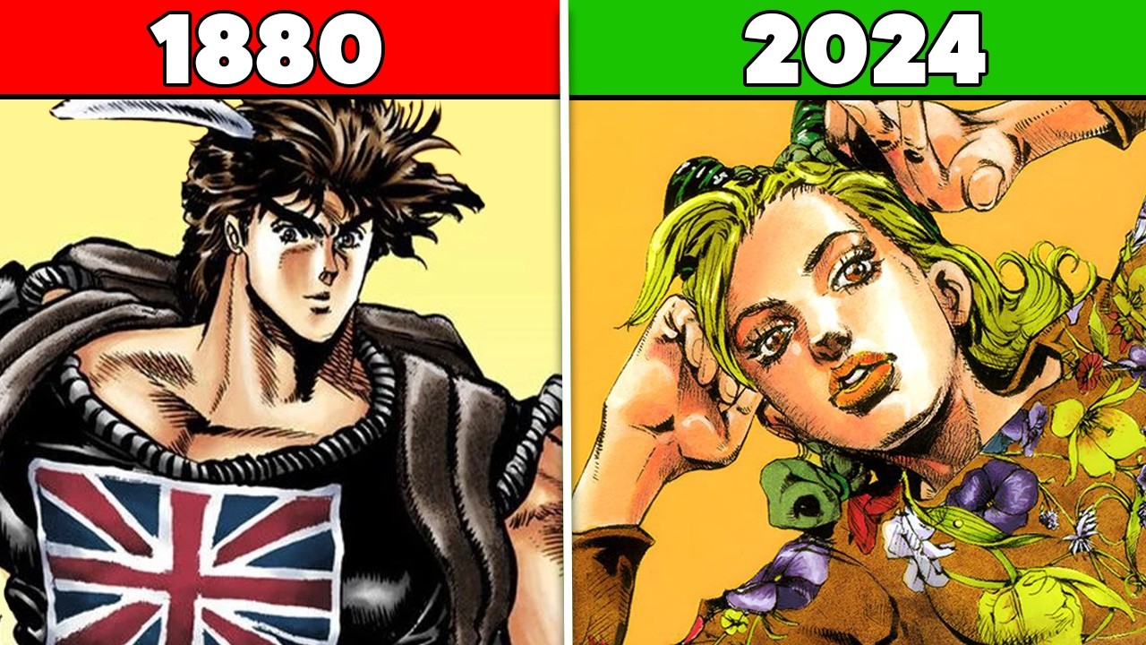 Jojo Artstyle: Früher vs. Heute