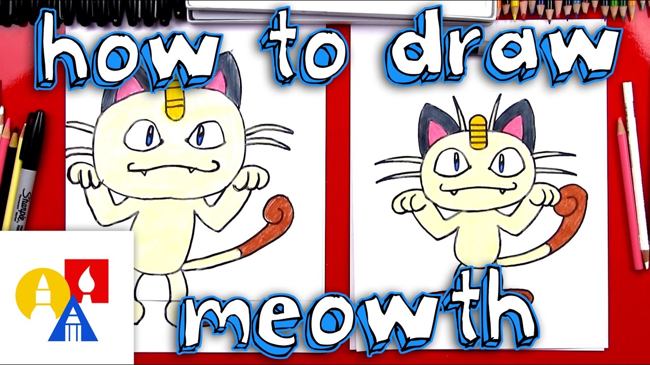 How To Draw Meowth Pokemon