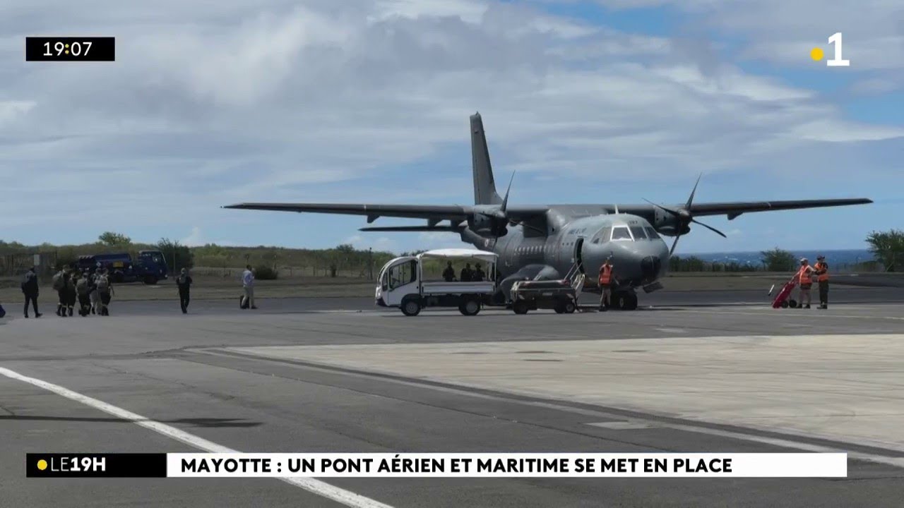L'avion militaire acheminera du fret et des moyens humains entre La Réunion et Mayotte.