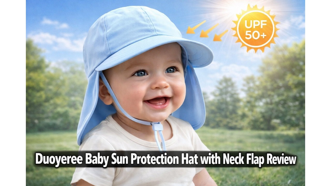👒 Duoyeree Baby Sun Protection Hat with Neck Flap Review ☀️