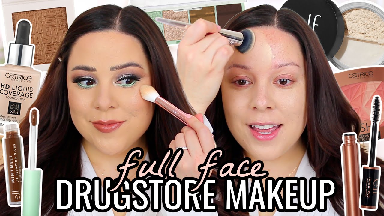 FULL FACE OF DRUGSTORE MAKEUP 2021! Affordable Products You Need To Try 😍