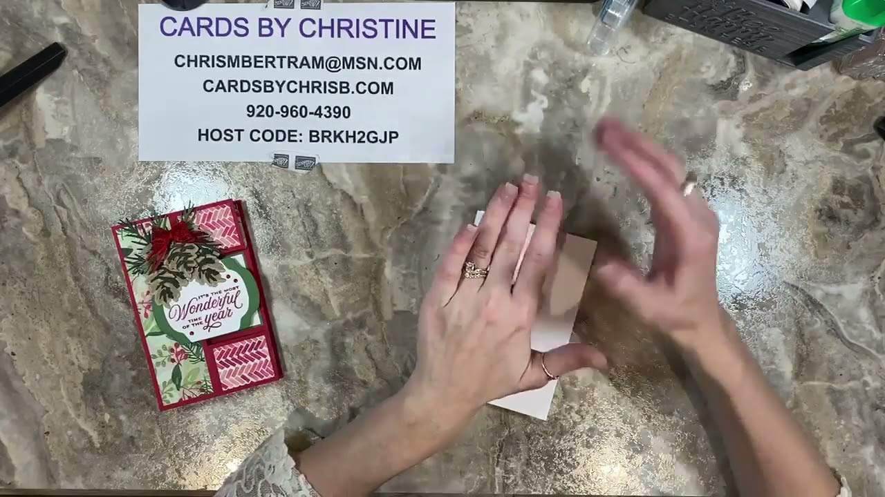 Technique Thursday  -   Tri Fold Shutter Card  -  Cards by Christine