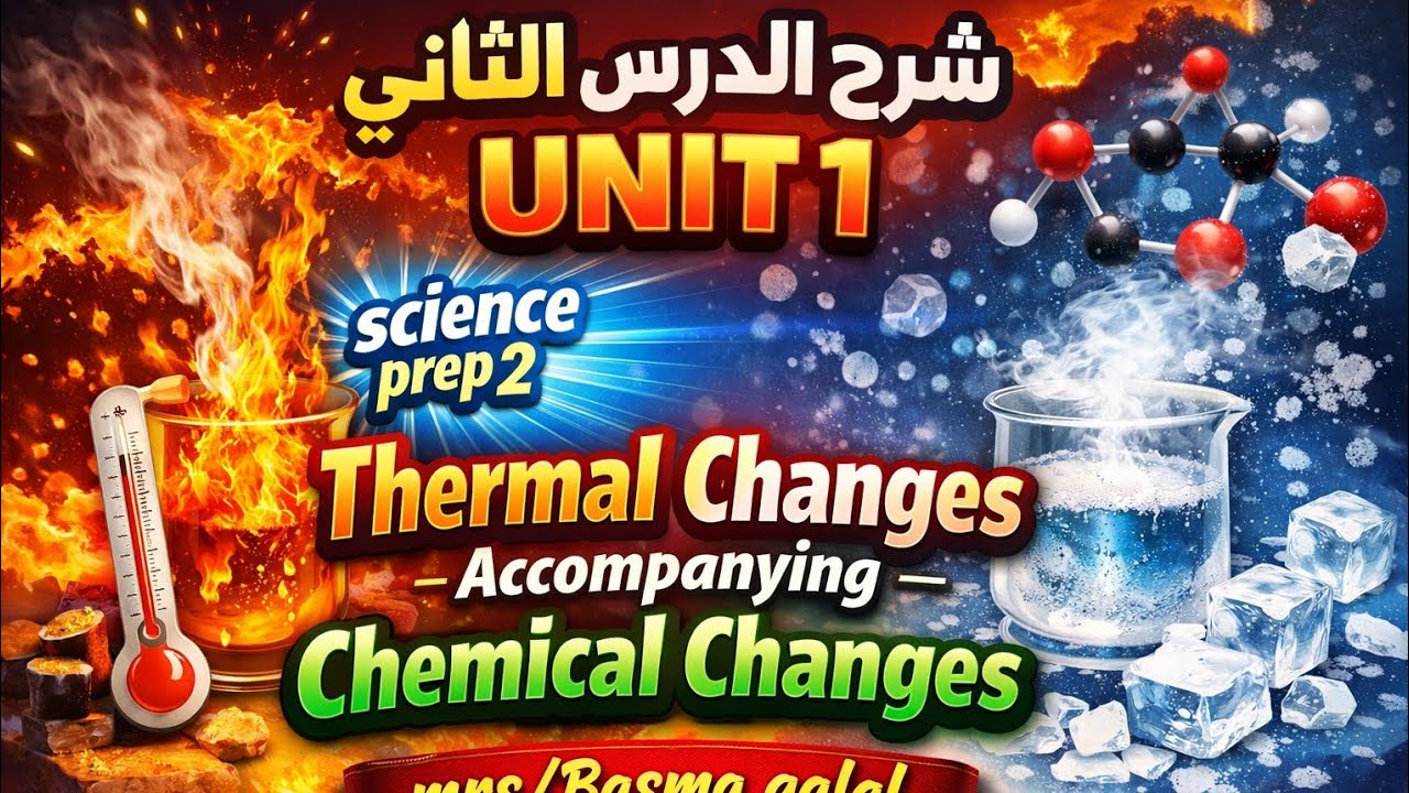 شرح lesson2/Thermal changes accompany chemical changes/science prep2