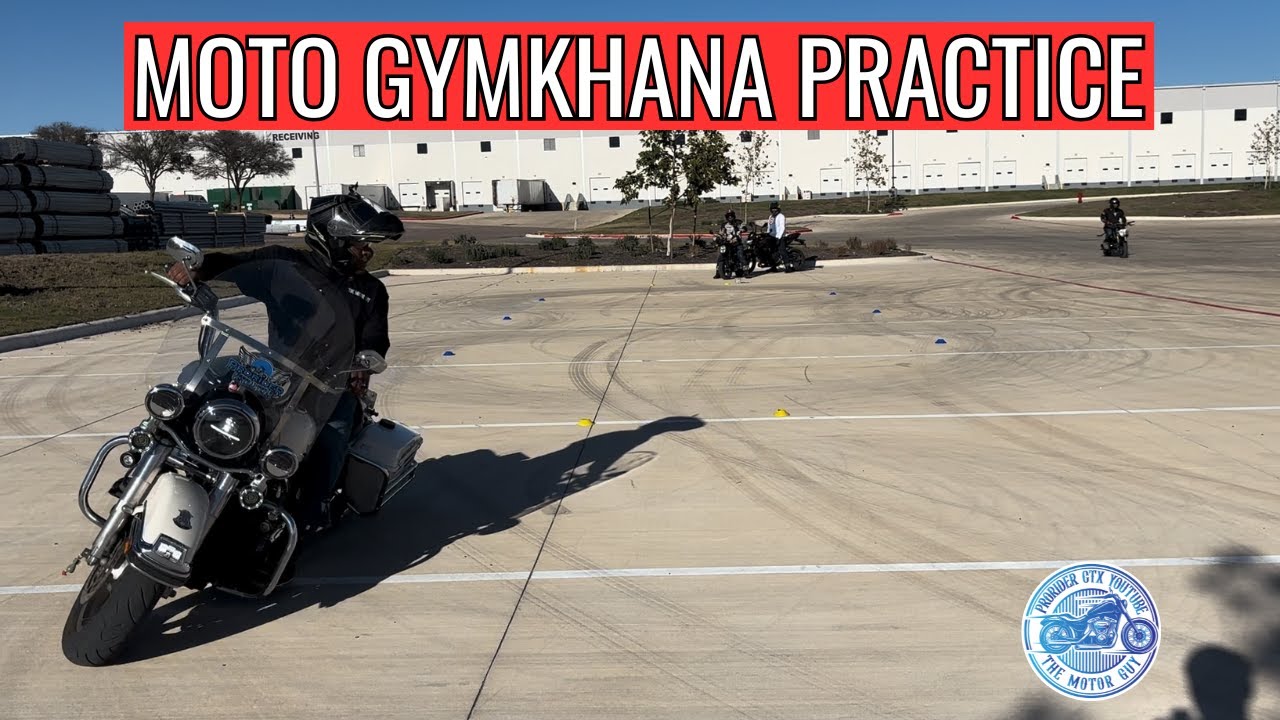 Watch As We Blaze Through This Moto GymKhana Practice Session