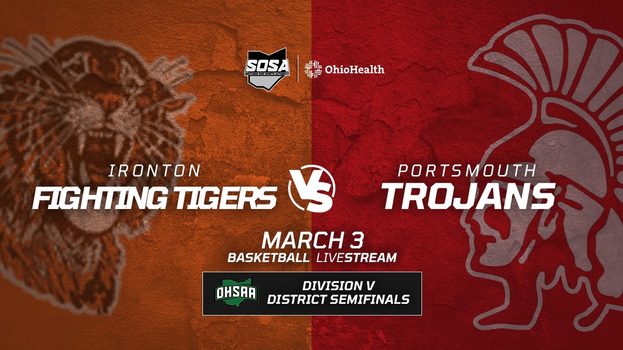 BB DV DISTRICT SEMIFINAL - Ironton Fighting Tigers vs Portsmouth Trojans