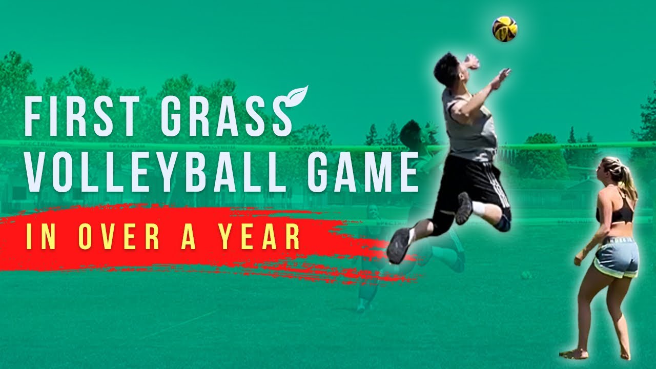 First Grass Volleyball Game In Over A Year