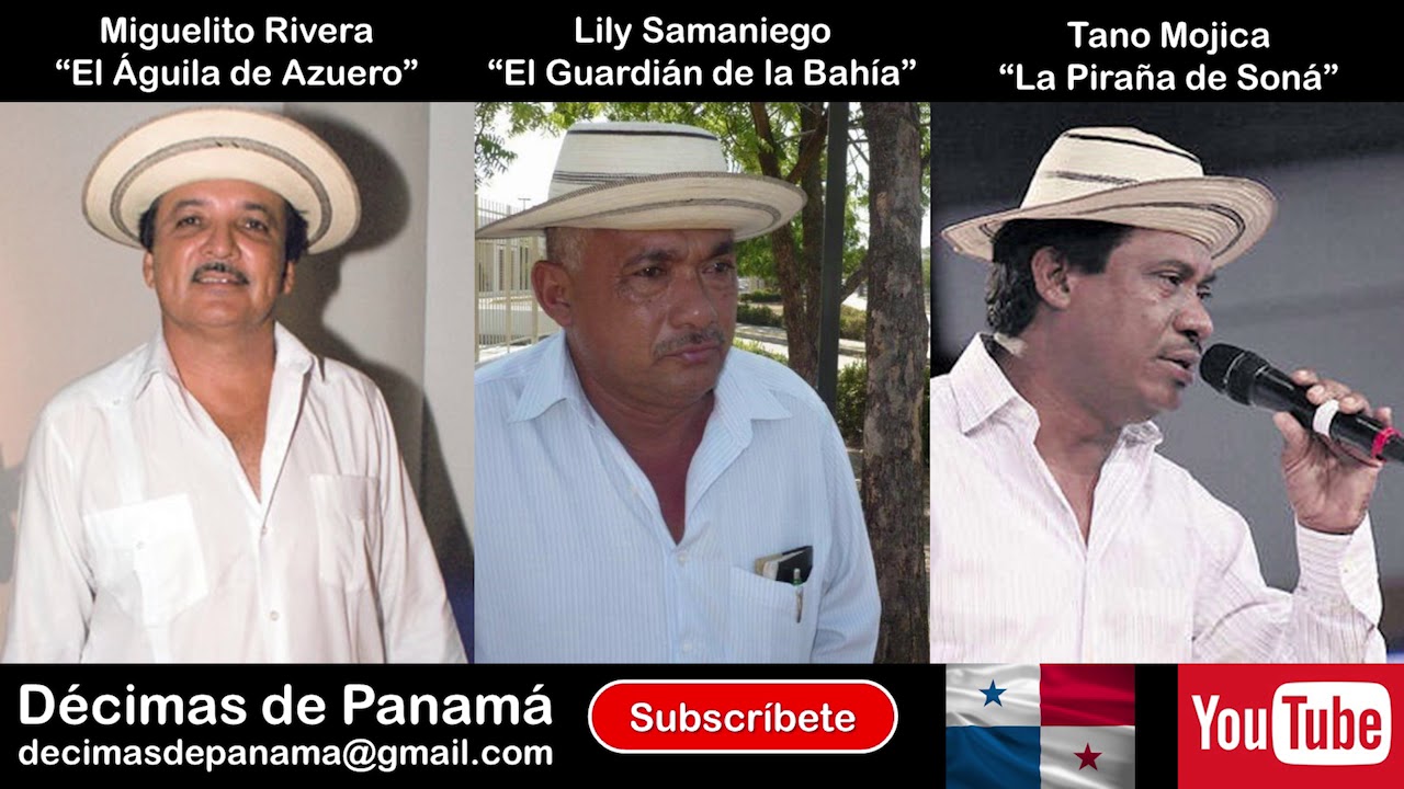 Décimas de Panamá No. 1 - Miguelito Rivera, Lily Samaniego y Tano Mojica 