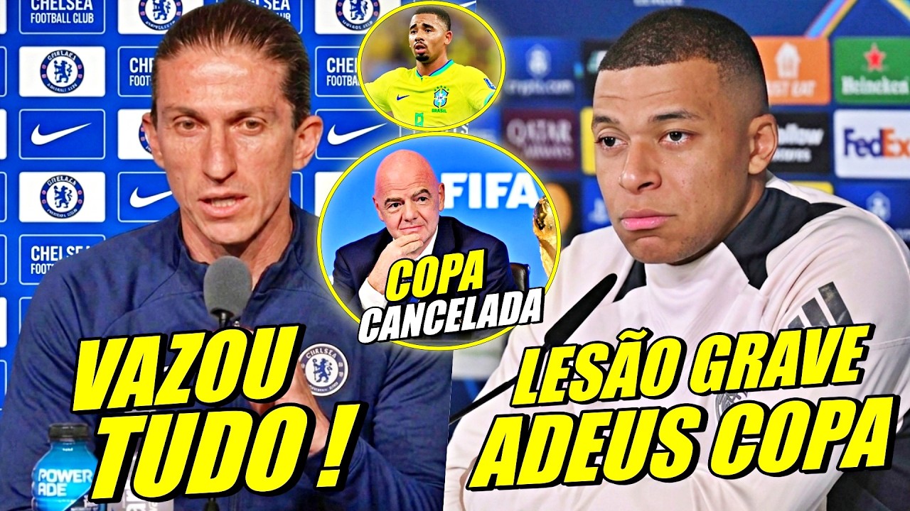 FRANCESES DESESPERADOS ! MBAPPE FORA !? FILIPE LUIZ NO CHELSEA VAZA MOTIVO DA DEMISSÃO E MAIS