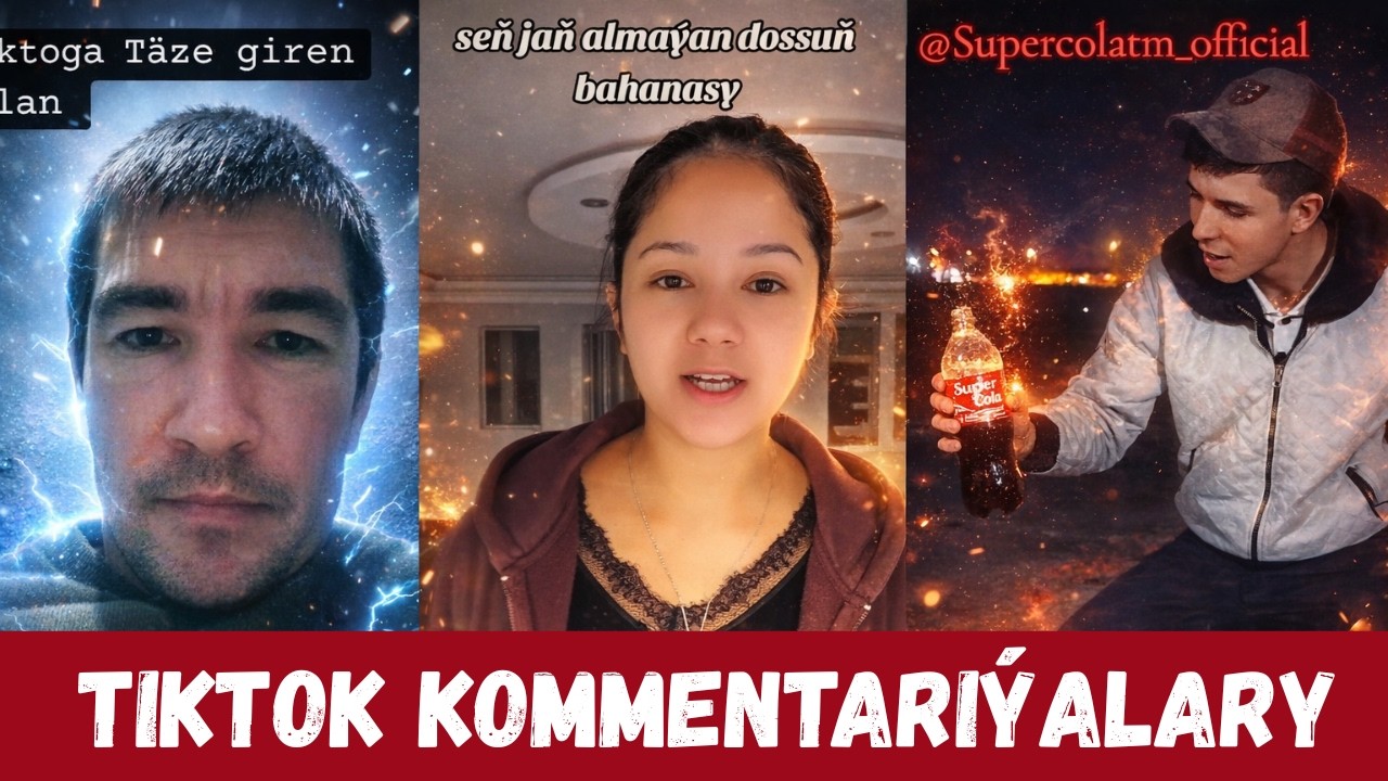 TIKTOK ÝYLDYZLARY WE HALKYŇ OLARA BEREN GÜLKÜNÇ KOMMENTARIÝALARY - #turkmentiktok