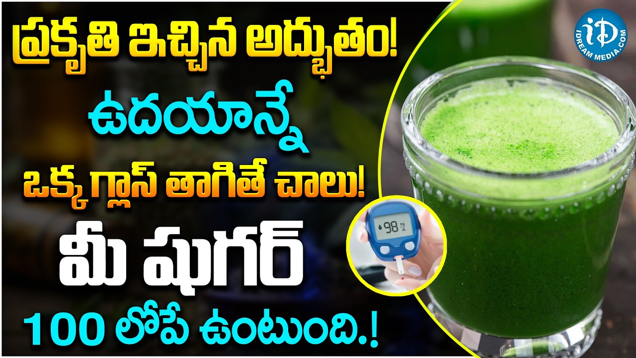 ఒక్క గ్లాస్ తాగితే హై షుగర్ నార్మల్ కి వస్తుంది.! | Diabetes Control | Dr Srinivas Rao | iDream