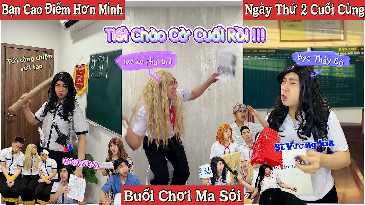 Tổng Hợp Video Ngắn Học Sinh #169 : Chơi Ma S&oacute;i, Thứ 2 Tiết Ch&agrave;o Cờ Cuối C&ugrave;ng, Bạn D&aacute;m Cao Điểm Hơn 