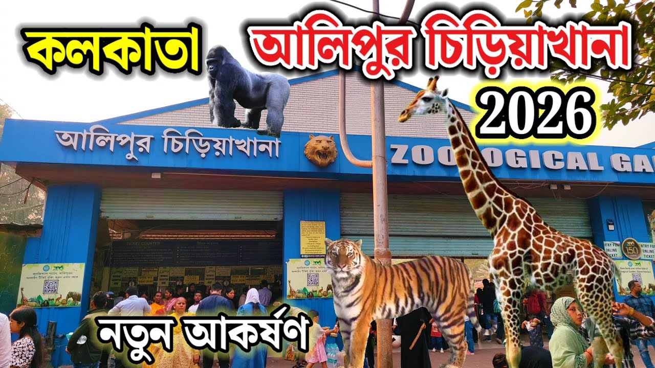 Alipore Zoo Kolkata | One Day Tour in Kolkata | Alipore Zoo | কলকাতা আলিপুর চিড়িয়াখানা 2026
