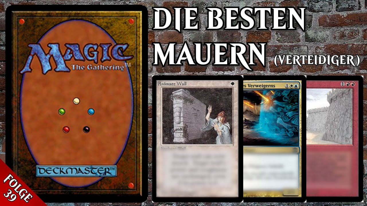 MTG Die besten Mauern | Magic the Gathering deutsch | Trader | Commander Deck Tutorial | Wall 2022