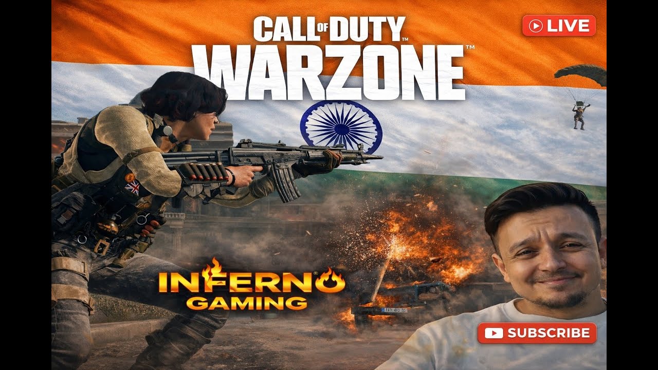 COD Warzone Live : Republic Day Edition Part 1!