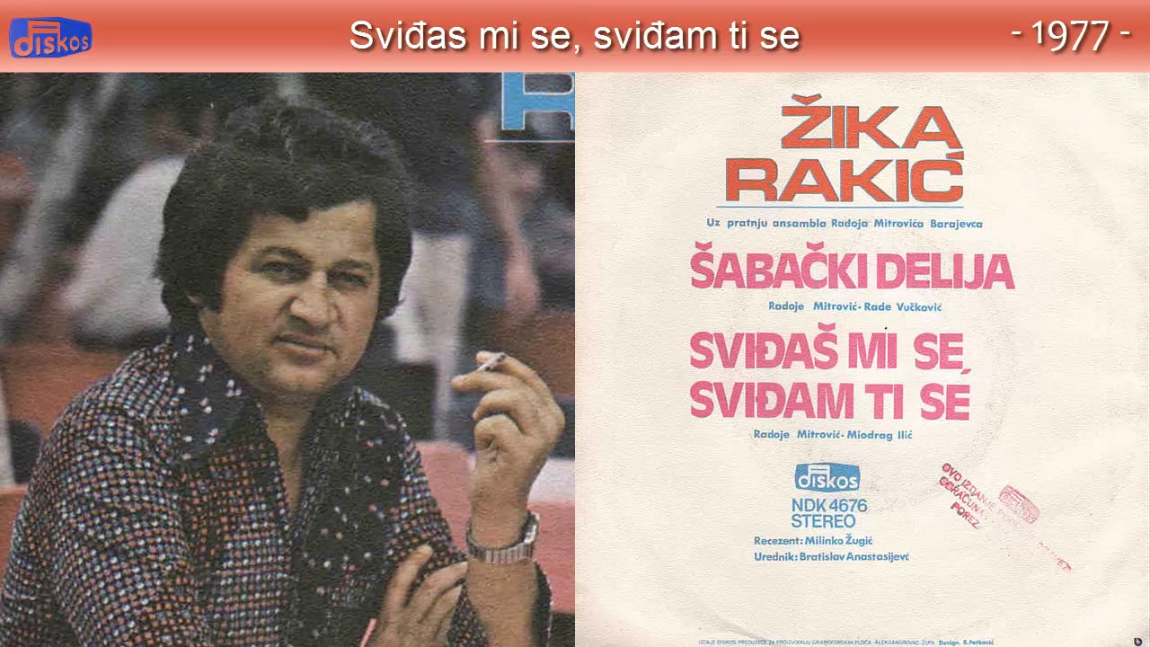 Zika Rakic - Svidjas mi se, svidjam ti se - (Audio 1977)