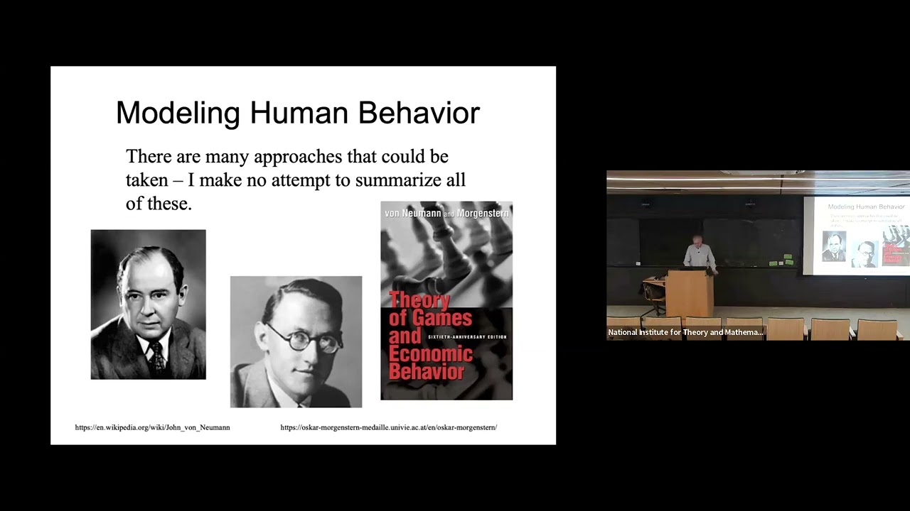 Human Behavior Models for Climate Change and Disease Dynamics | Louis J. Gross