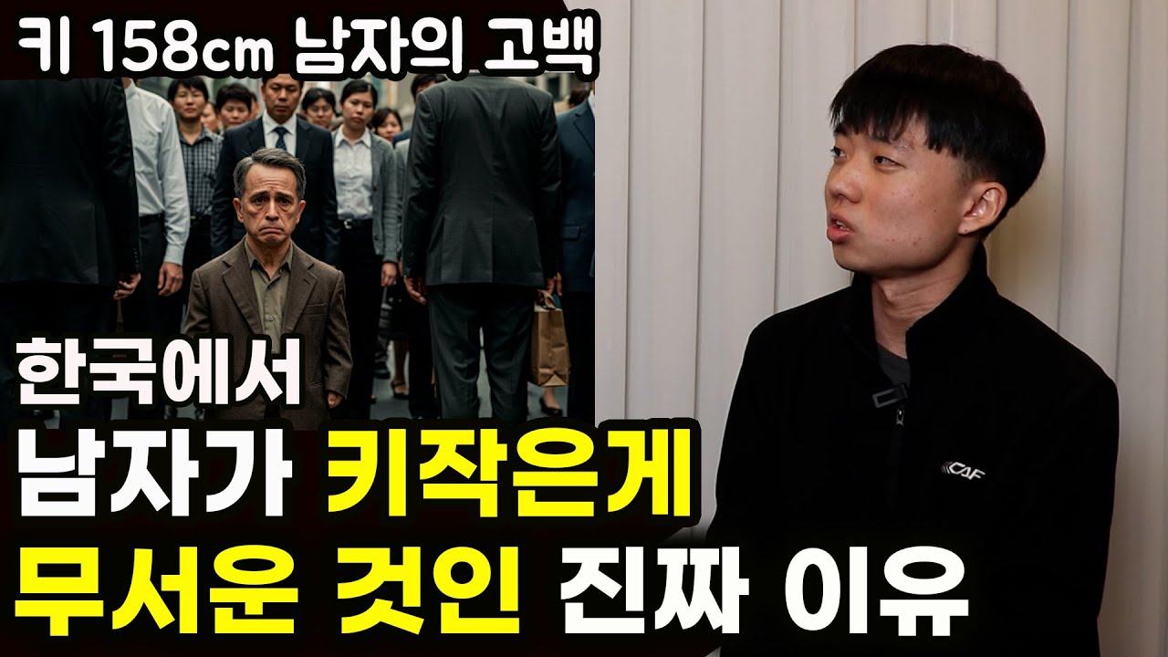 한국에서 158cm로 살아가는 남자의 현실과 키 작은게 무서운것인 이유