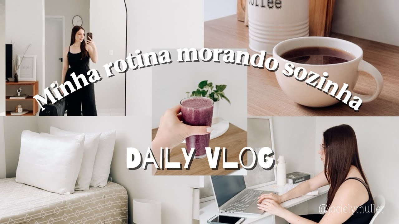 Daily Vlog | Rotina morando sozinha + Trabalhos