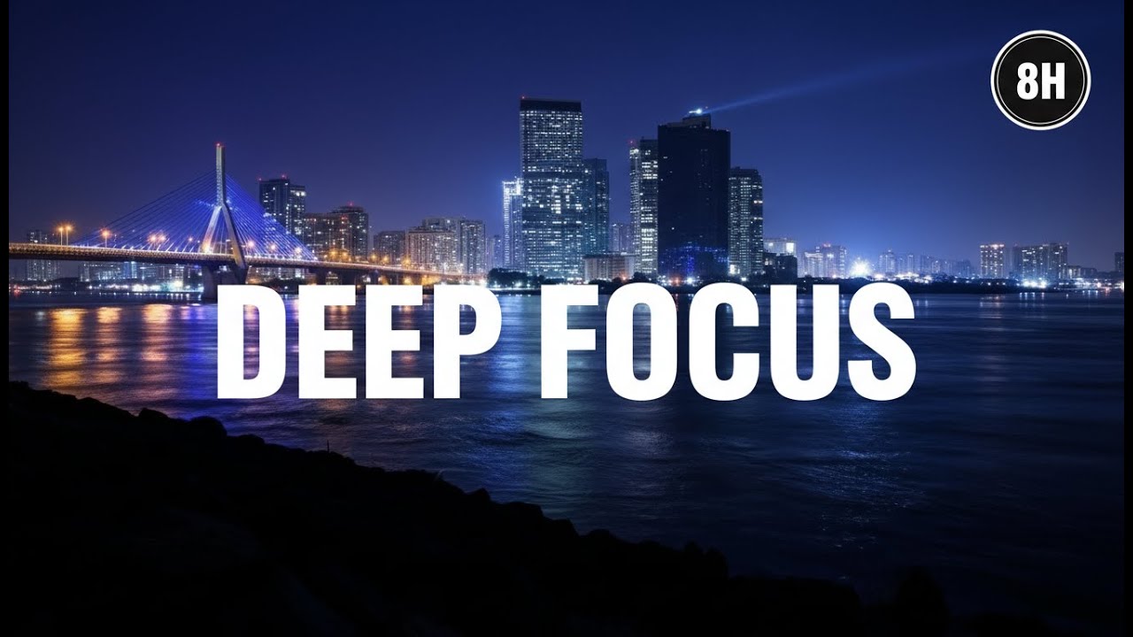 Deep Focus Piano 🌿 Relaxing Cambodian River Ambience for Studying