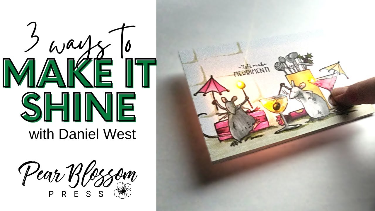 3 Ways to Make Your Card Project Shine: Glitter, Lacquer and EZ-Lights